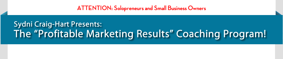 The Profitable Marketing Results Coaching Program